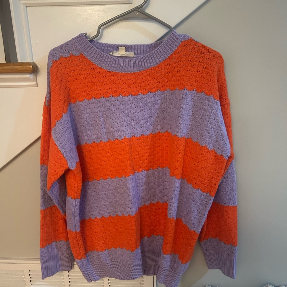 Vine & Love Vibrant Striped knit women’s Sweater size small